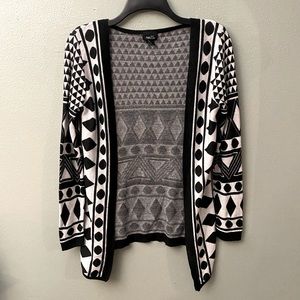 Geometrical Open Cardigan